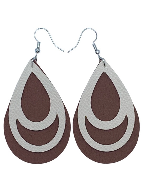 Fashion Jewelry Jewelry - Faux Leather Dangle Earrings Fashion Jewelry